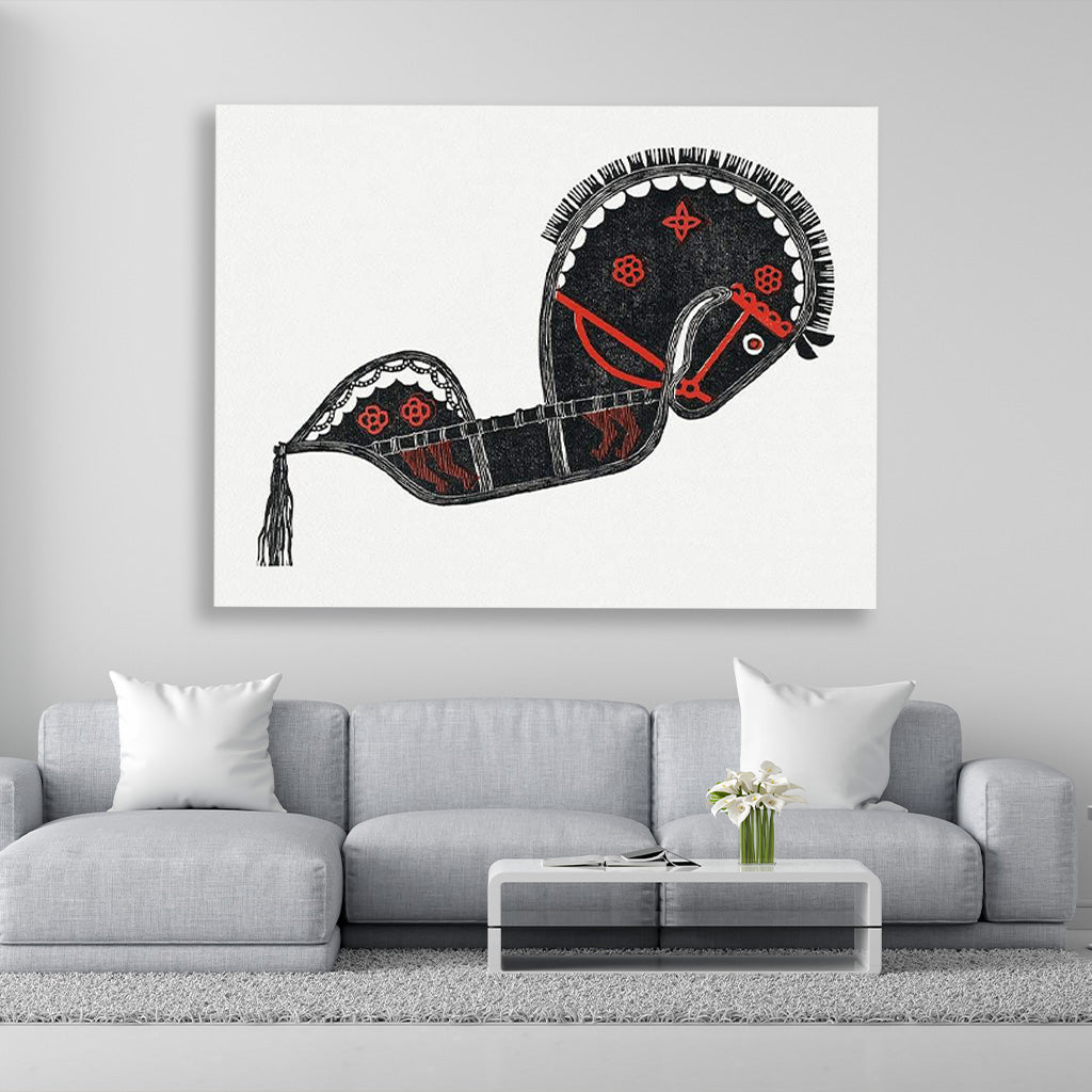 Ceremonieel danspaard Reijer Stolk Painting - Meri Deewar 4 : 3 Horizontal Premium Wall Art Canvas by MeriDeewar
