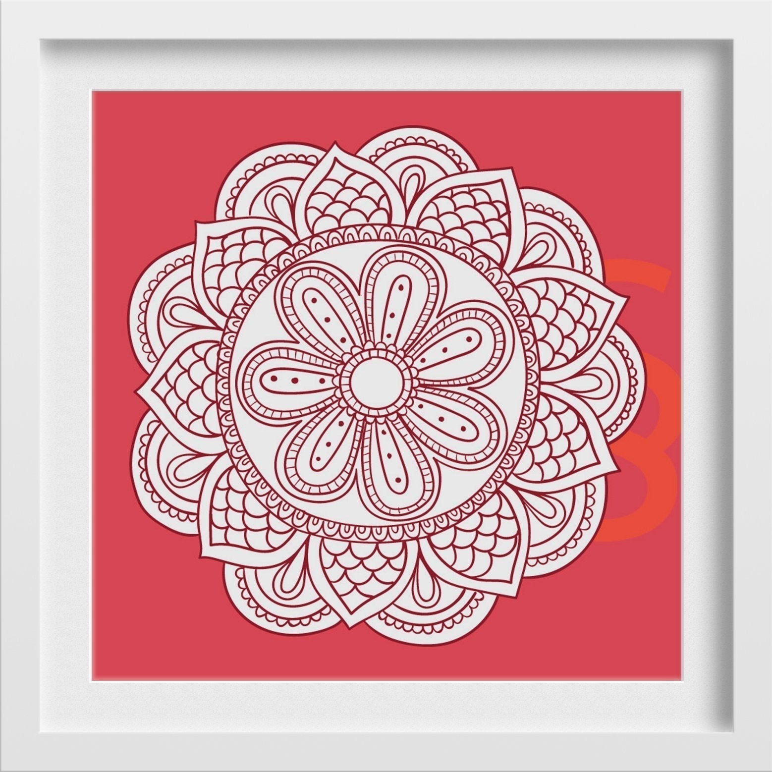 Chakra Yoga Painting - Meri Deewar 1 : 1 Square Premium Wall Art Canvas by MeriDeewar