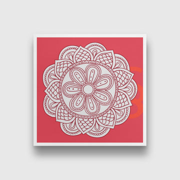 Chakra Yoga Painting - Meri Deewar 1 : 1 Square Premium Wall Art Canvas by MeriDeewar