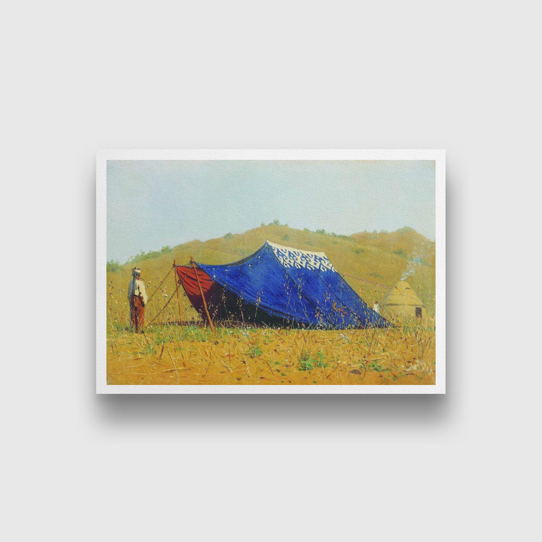 China tent Painting - Meri Deewar 3 : 2 Horizontal Premium Wall Art Canvas by MeriDeewar