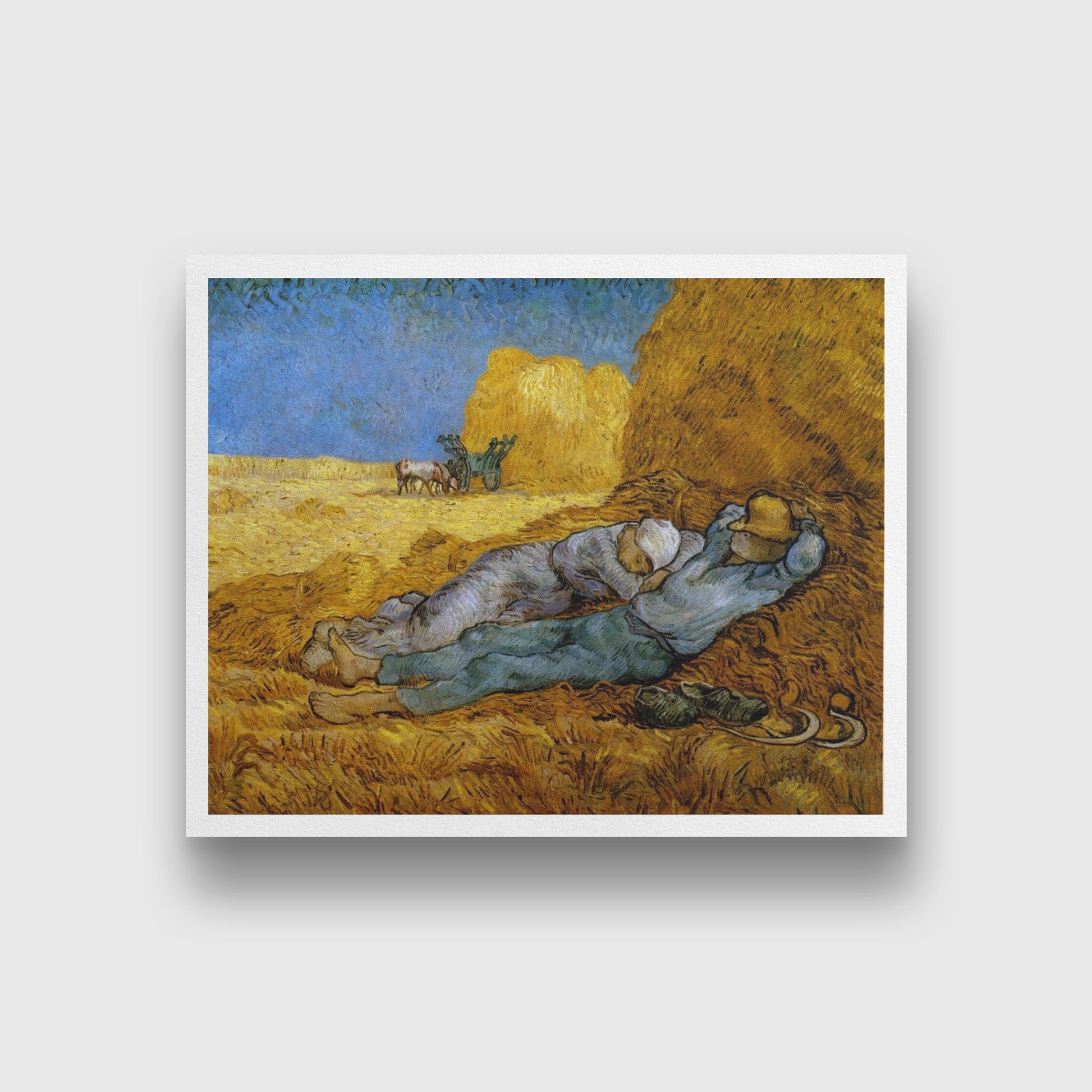 Circa Art Vincent van Gogh Painting - Meri Deewar 5 : 4 Horizontal Premium Wall Art Canvas by MeriDeewar