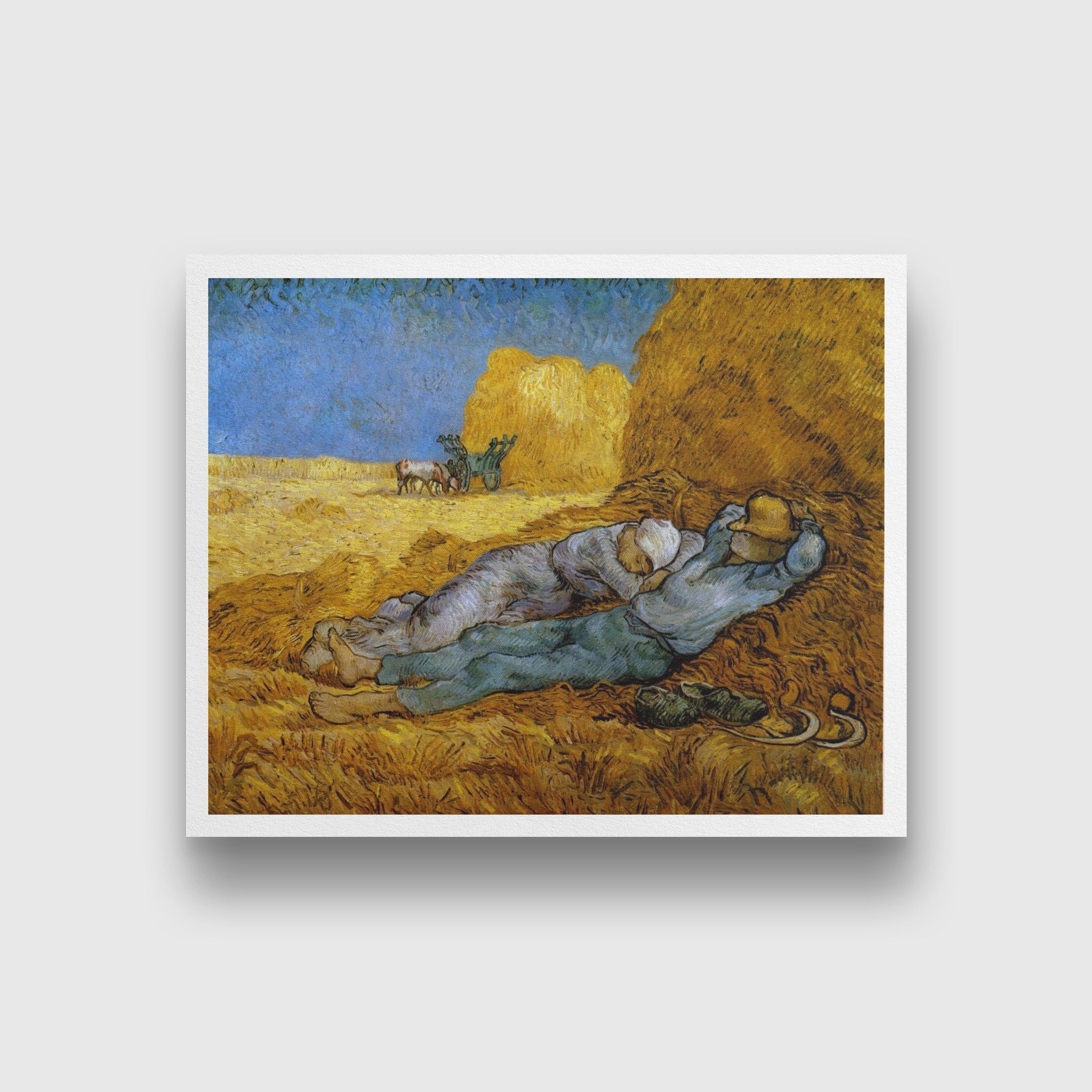 Circa Art Vincent van Gogh Painting - Meri Deewar 5 : 4 Horizontal Premium Wall Art Canvas by MeriDeewar