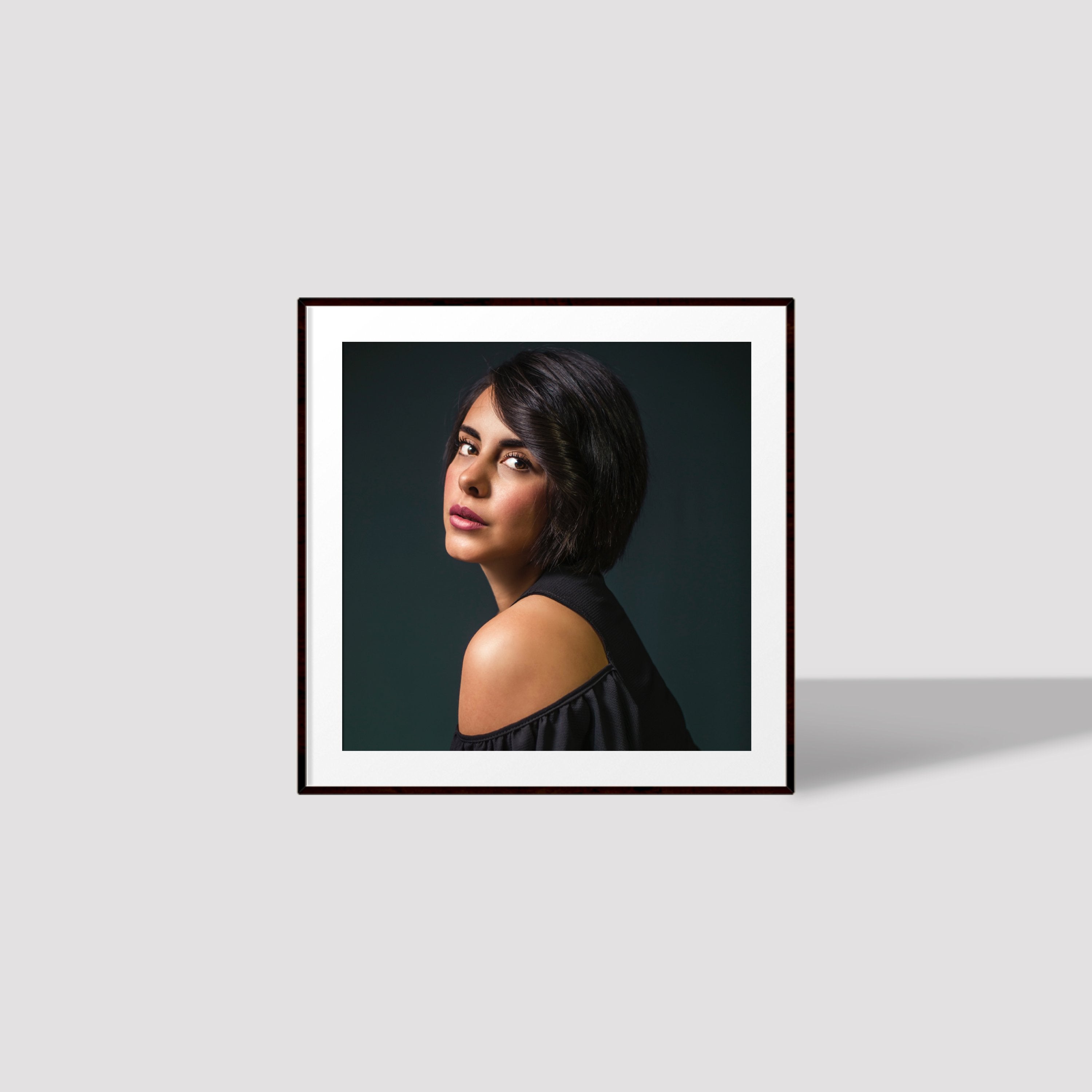 Classic Metal Frame & Photo custom Premium Wall Art Canvas by MeriDeewar