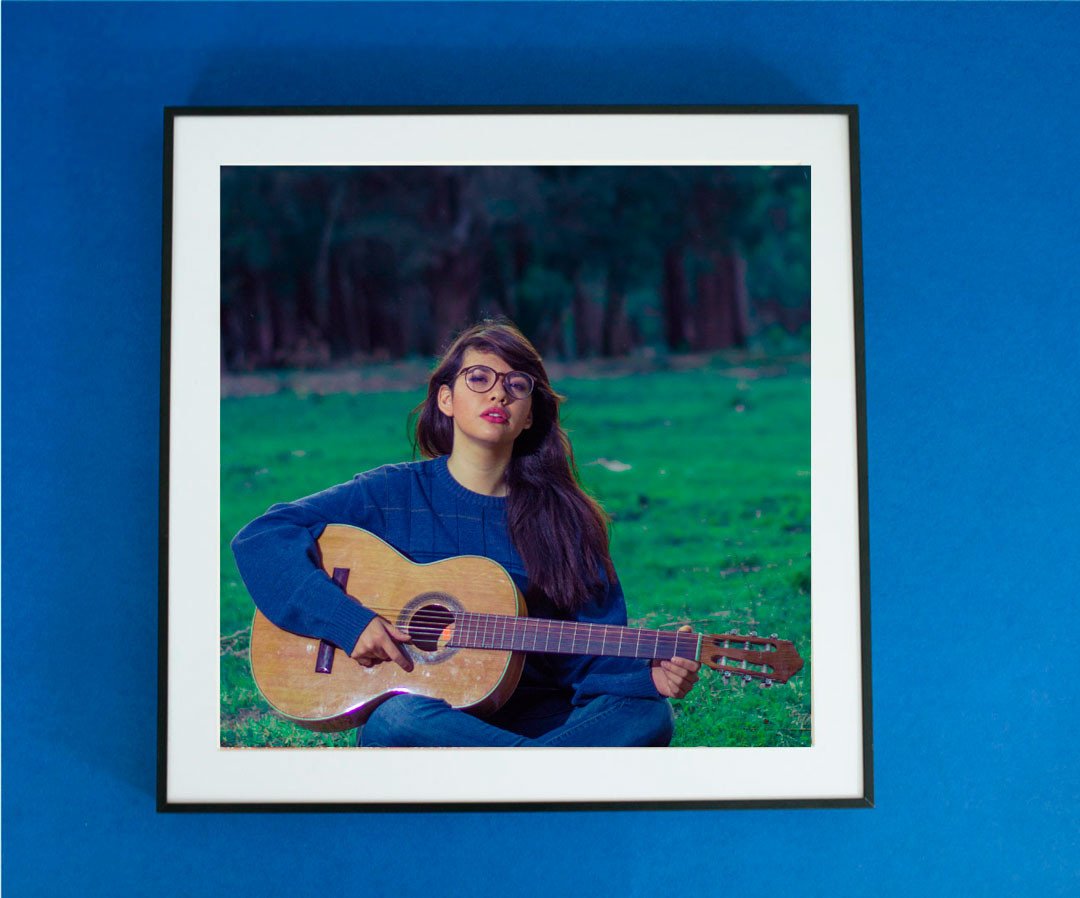 Classic Metal Frame & Photo custom Premium Wall Art Canvas by MeriDeewar
