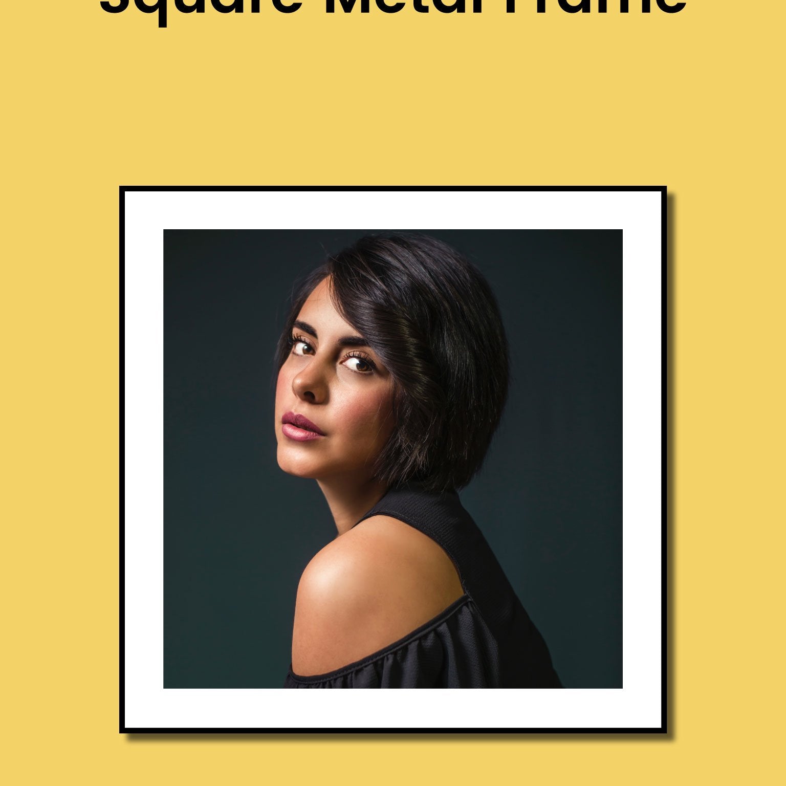Classic Metal Frame & Photo custom Premium Wall Art Canvas by MeriDeewar