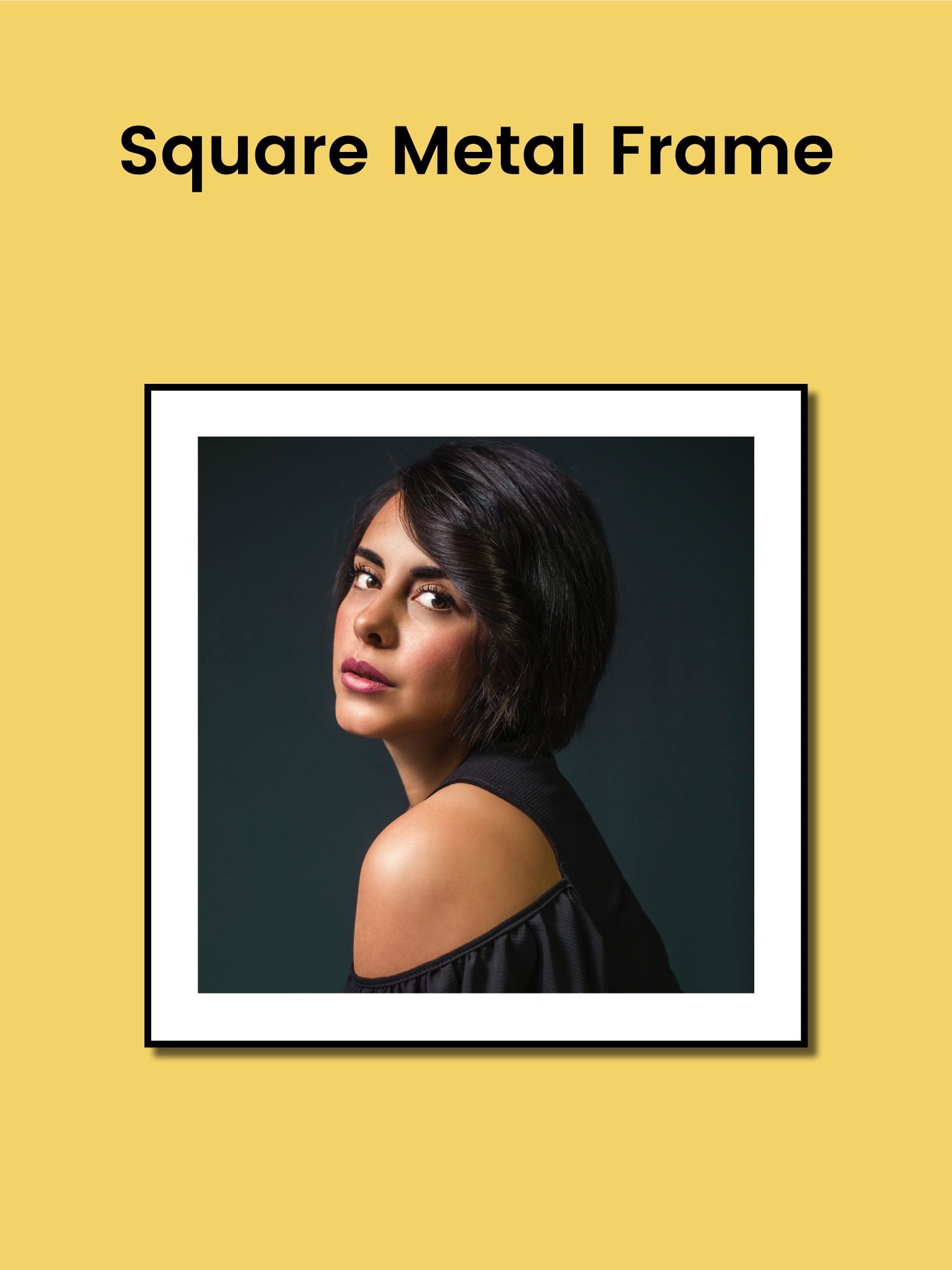 Classic Metal Frame & Photo custom Premium Wall Art Canvas by MeriDeewar
