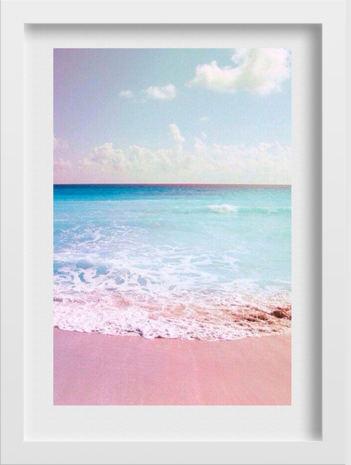 Colorful Sea Painting - Meri Deewar 2 : 3 Vertical Premium Wall Art Canvas by MeriDeewar