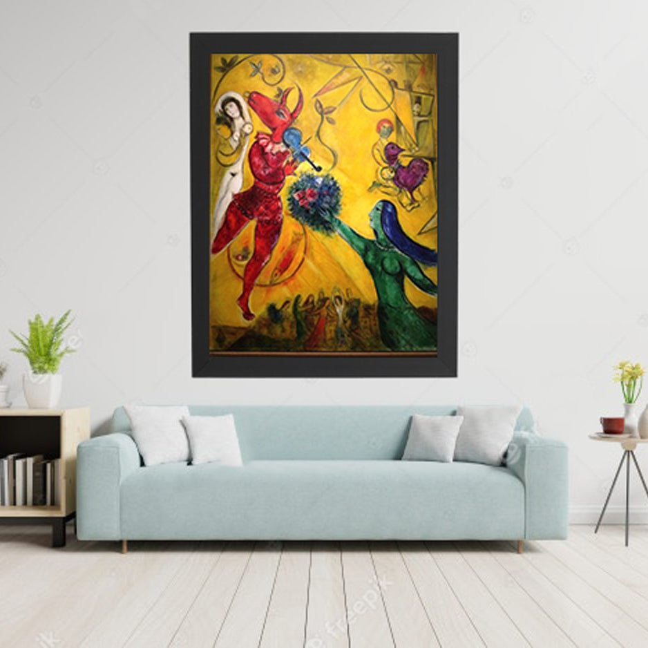 Dance Painting - Meri Deewar 3 : 4 Vertical Premium Wall Art Canvas by MeriDeewar
