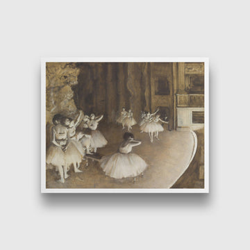 Dance studio Painting - Meri Deewar 4 :5 Vertical Premium Wall Art Canvas by MeriDeewar