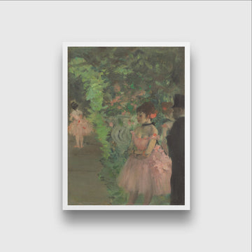 Dancers Backstage Painting - Meri Deewar 3 : 4 Vertical Premium Wall Art Canvas by MeriDeewar