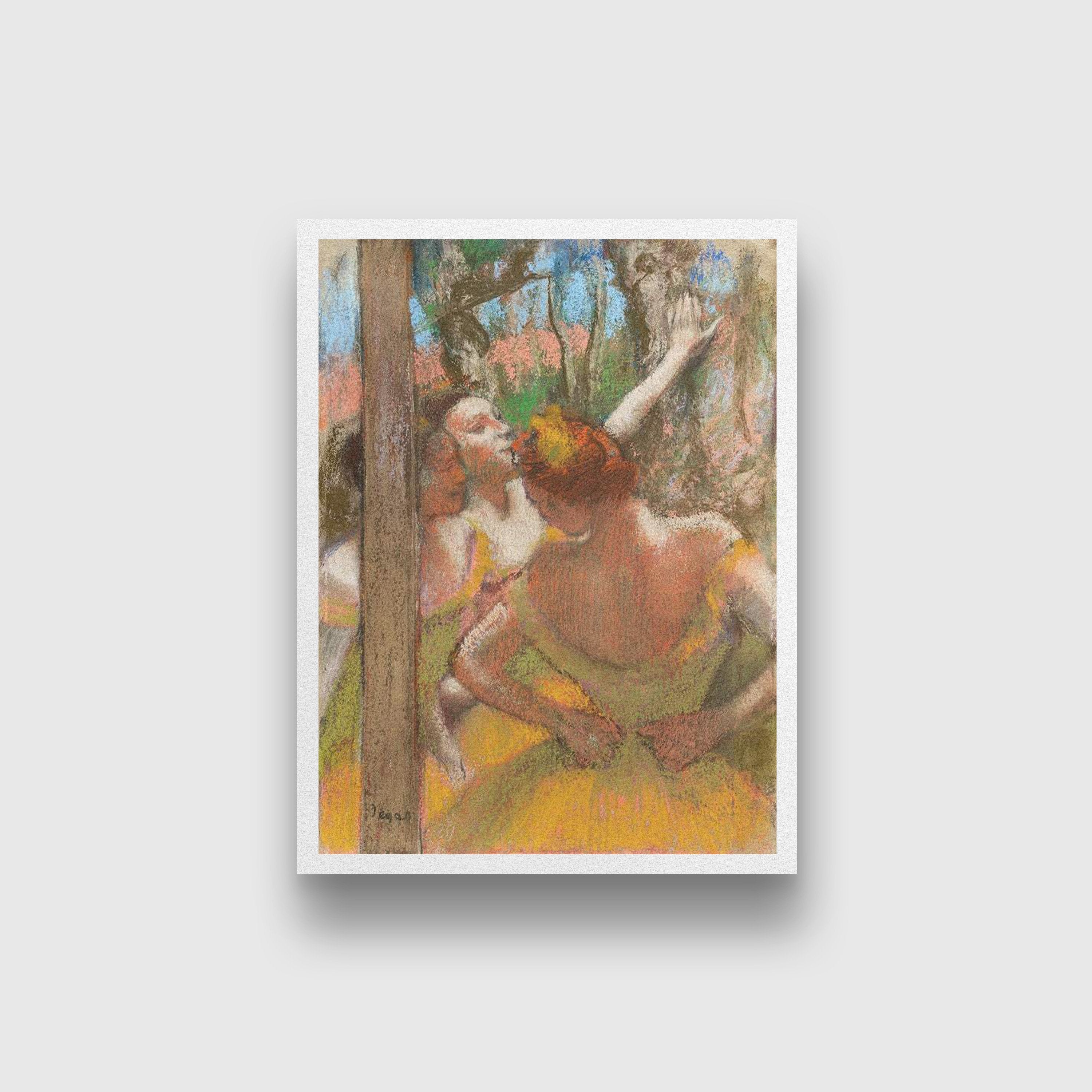 Dancing Girls Painting - Meri Deewar 3 : 4 Vertical Premium Wall Art Canvas by MeriDeewar