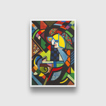 Daughter in a Rocker Henry Lyman Saÿen Painting - Meri Deewar 2 : 3 Vertical Premium Wall Art Canvas by MeriDeewar