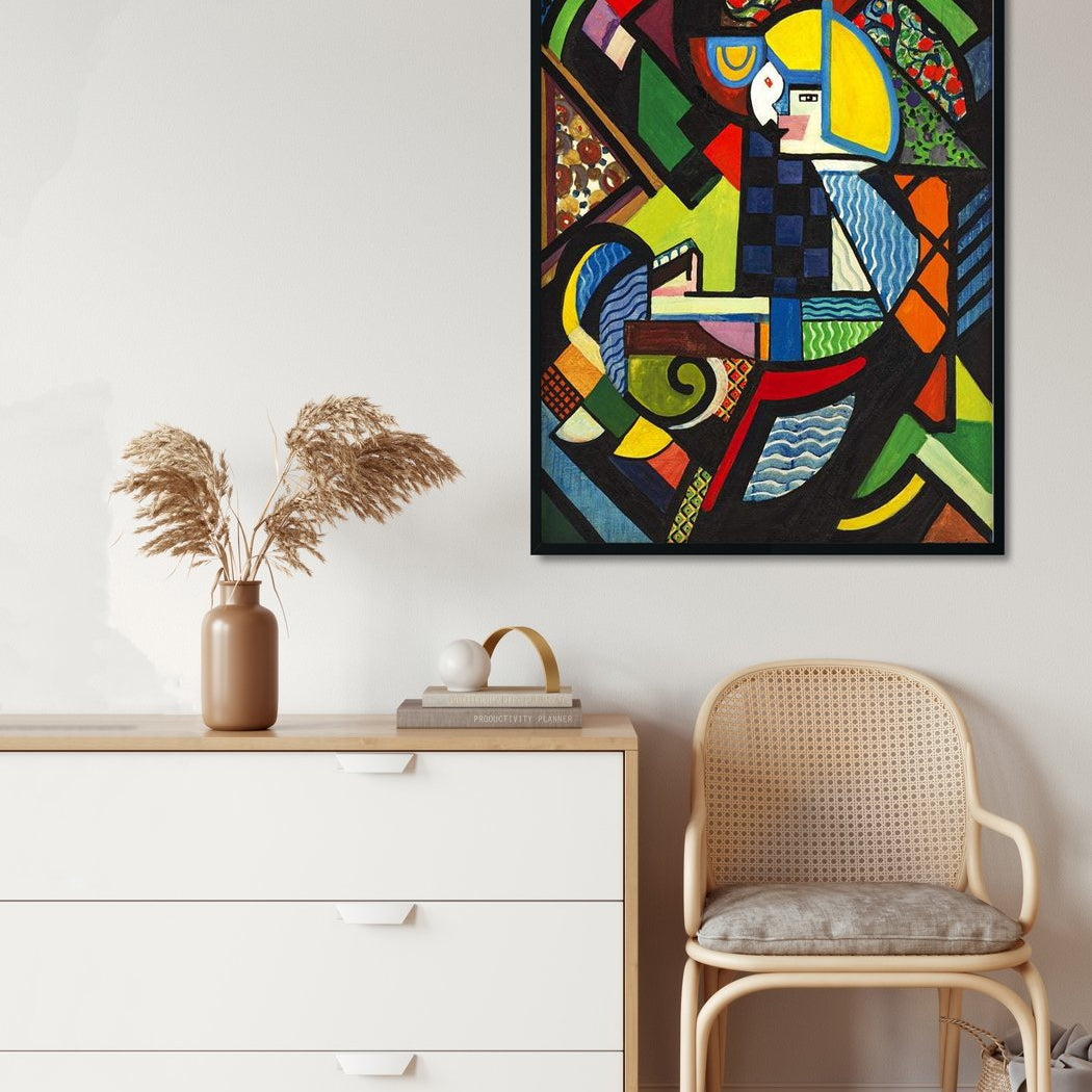 Daughter in a Rocker Henry Lyman Saÿen Painting - Meri Deewar 2 : 3 Vertical Premium Wall Art Canvas by MeriDeewar