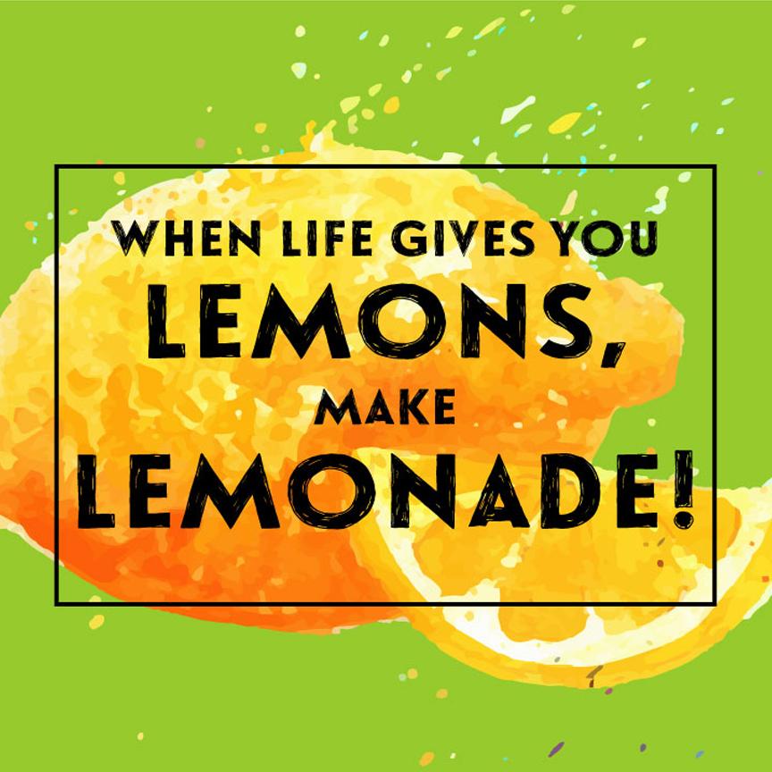 Dealing with Life Poster 1 : 1 Square Premium Wall Art Canvas by MeriDeewar