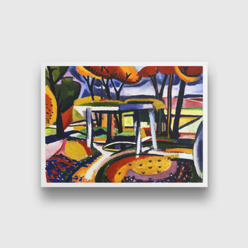 Décor Slav Henry Lyman Saÿen Painting - MeriDeewar 4 : 3 Horizontal Premium Wall Art Canvas by MeriDeewar