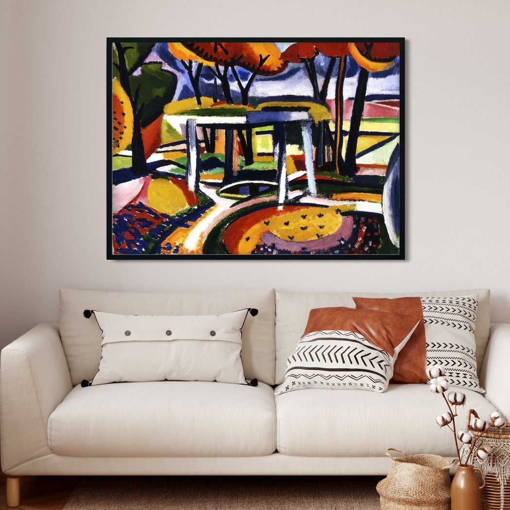 Décor Slav Henry Lyman Saÿen Painting - MeriDeewar 4 : 3 Horizontal Premium Wall Art Canvas by MeriDeewar