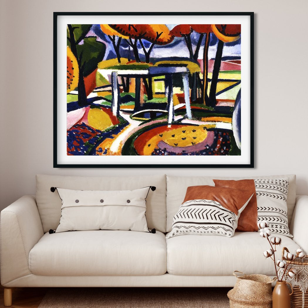 Décor Slav Henry Lyman Saÿen Painting - MeriDeewar 4 : 3 Horizontal Premium Wall Art Canvas by MeriDeewar
