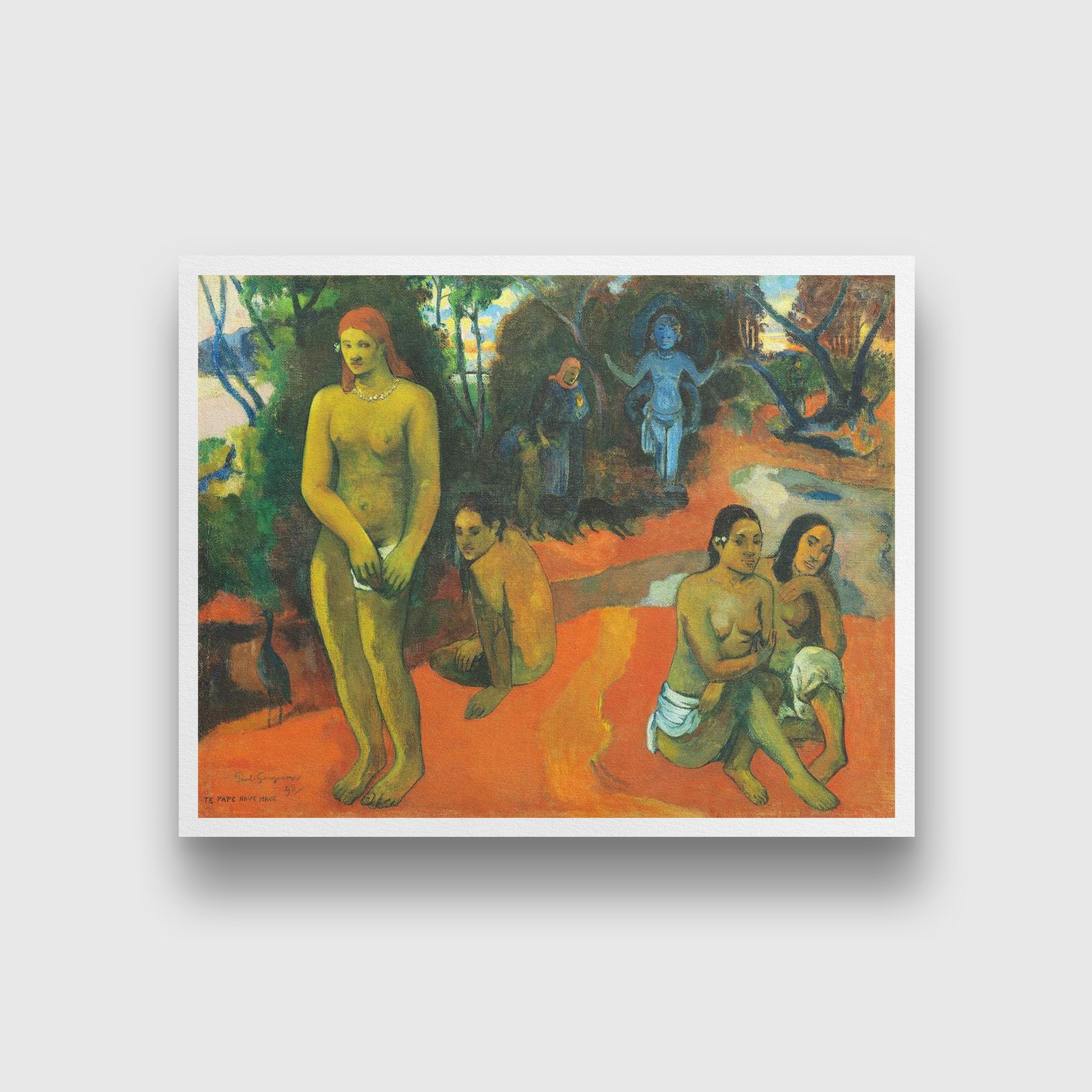 Delectable Waters Painting - Meri Deewar 4 :5 Vertical Premium Wall Art Canvas by MeriDeewar