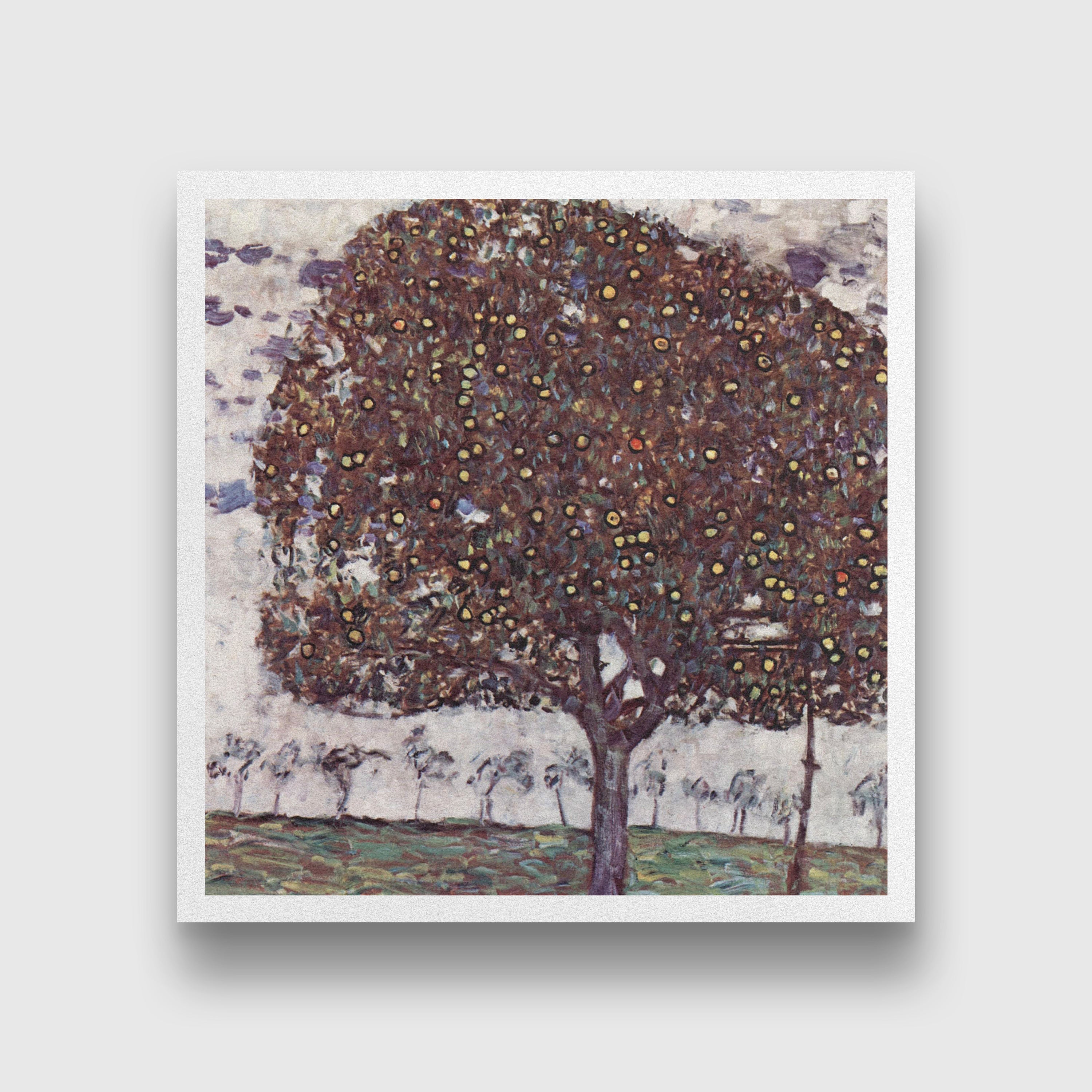 Der Apfelbaum painting 1 : 1 Square Premium Wall Art Canvas by MeriDeewar