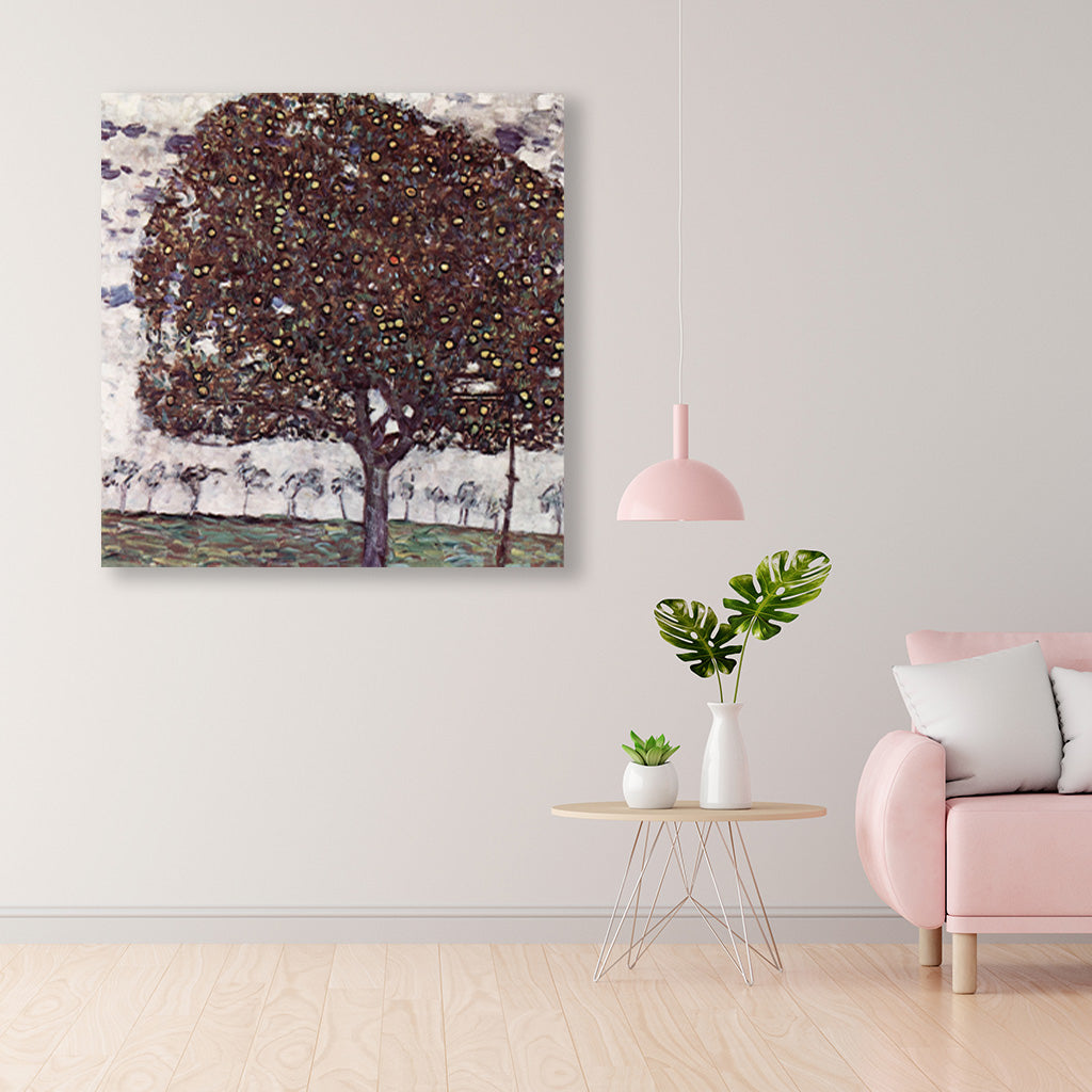 Der Apfelbaum painting 1 : 1 Square Premium Wall Art Canvas by MeriDeewar