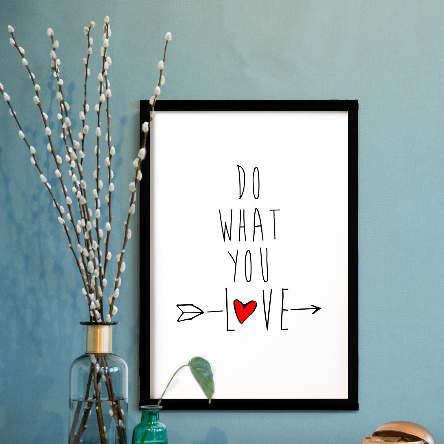 Do What You Love _Poster Poster A3 / Poster Premium Wall Art Canvas by MeriDeewar