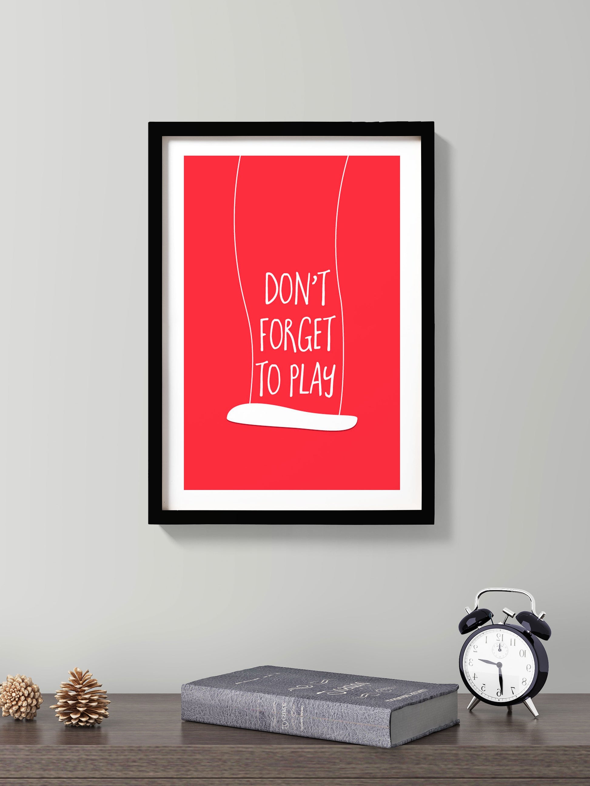Don't forget to play sweet home Poster Poster A3 / Poster Premium Wall Art Canvas by MeriDeewar