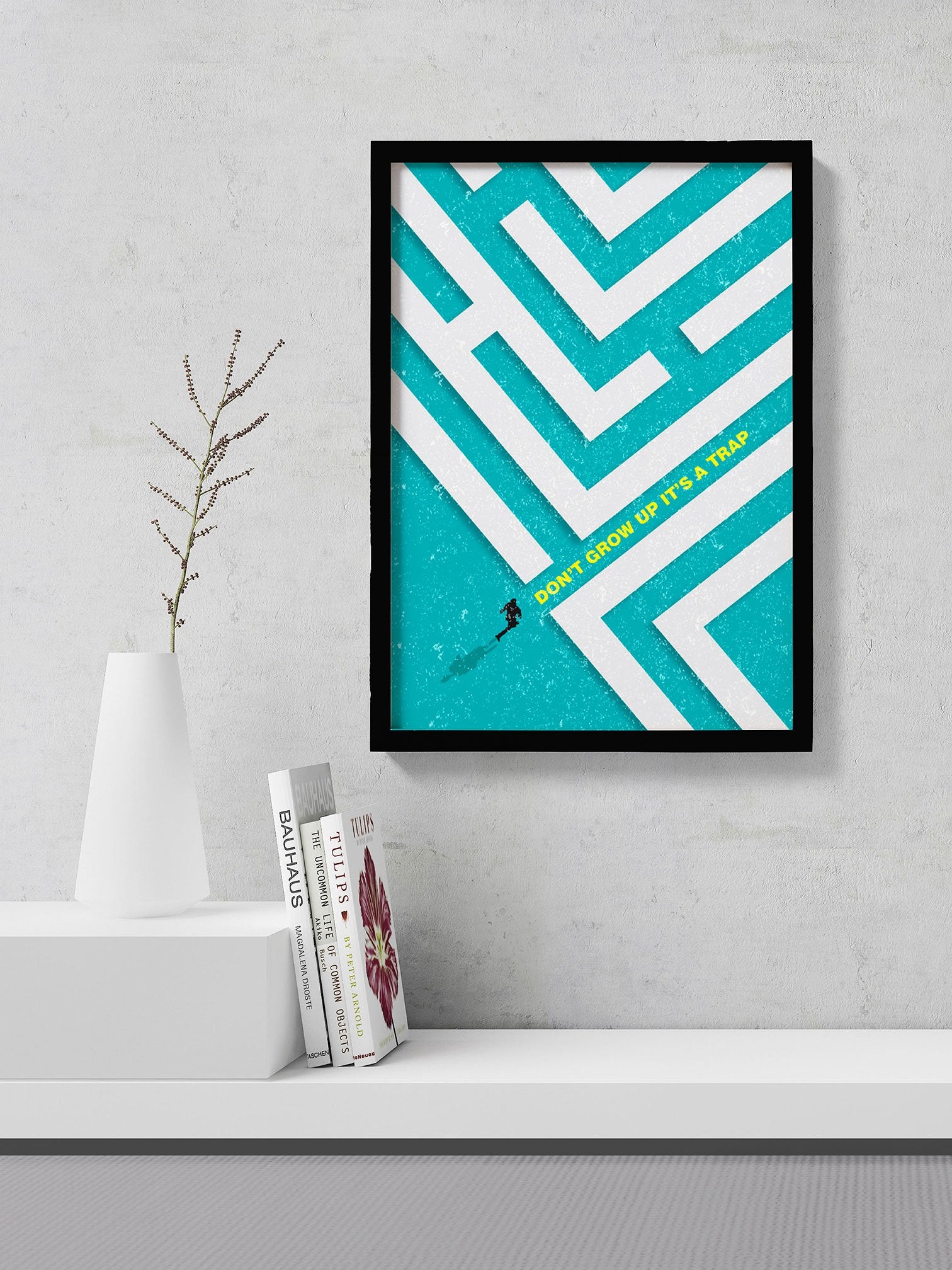 Don't grow up it's a trap Poster Poster A3 / Poster Premium Wall Art Canvas by MeriDeewar