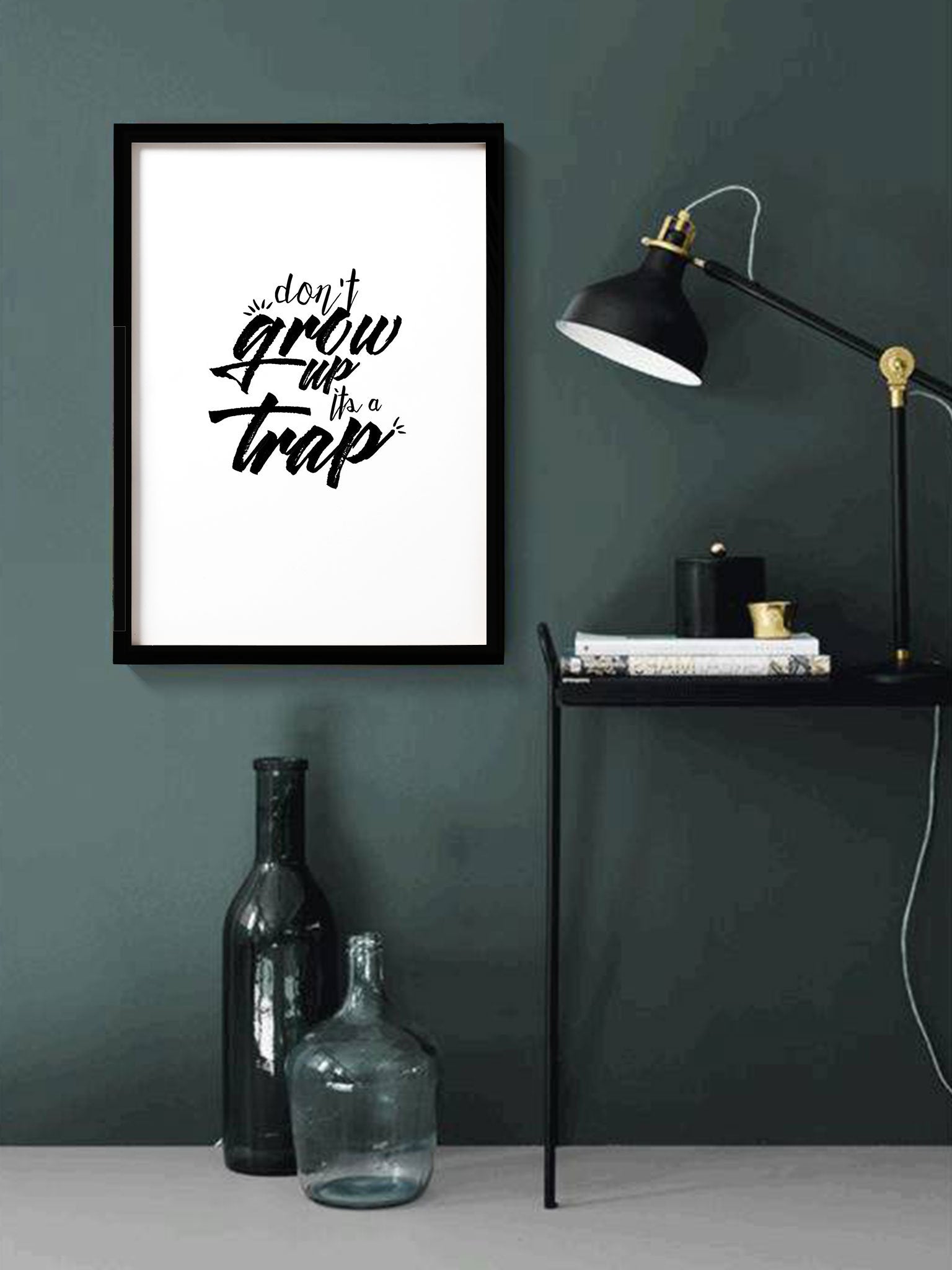 Don't Grow Up_Poster Poster A3 / Poster Premium Wall Art Canvas by MeriDeewar