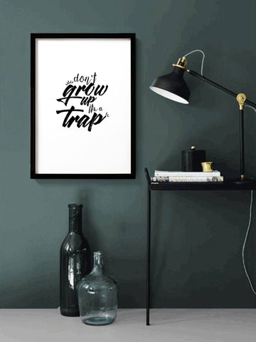 Don't Grow Up_Poster Poster A3 / Poster Premium Wall Art Canvas by MeriDeewar