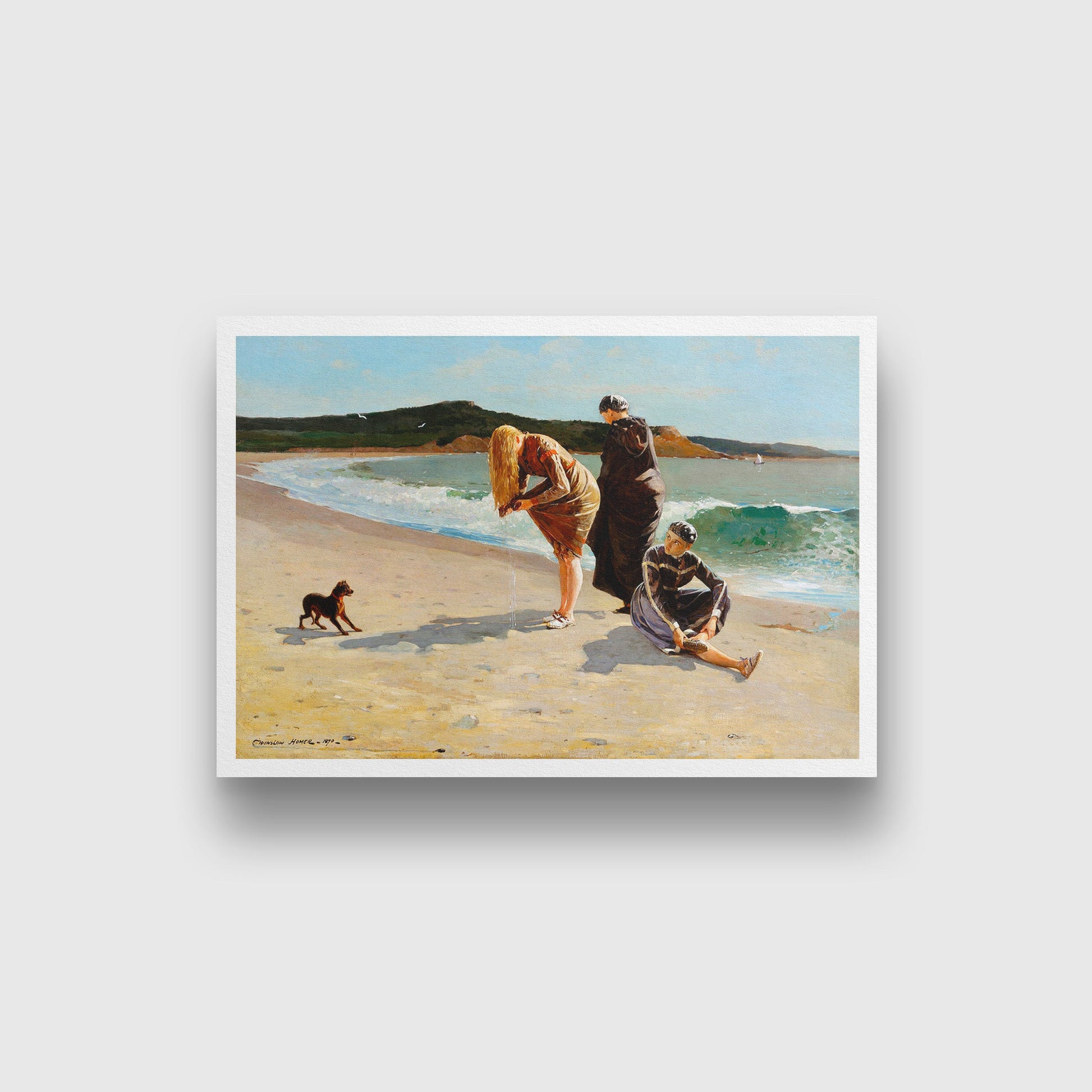 Eagle Head Manchester Massachusetts painting - Meri Deewar 3 : 2 Horizontal Premium Wall Art Canvas by MeriDeewar