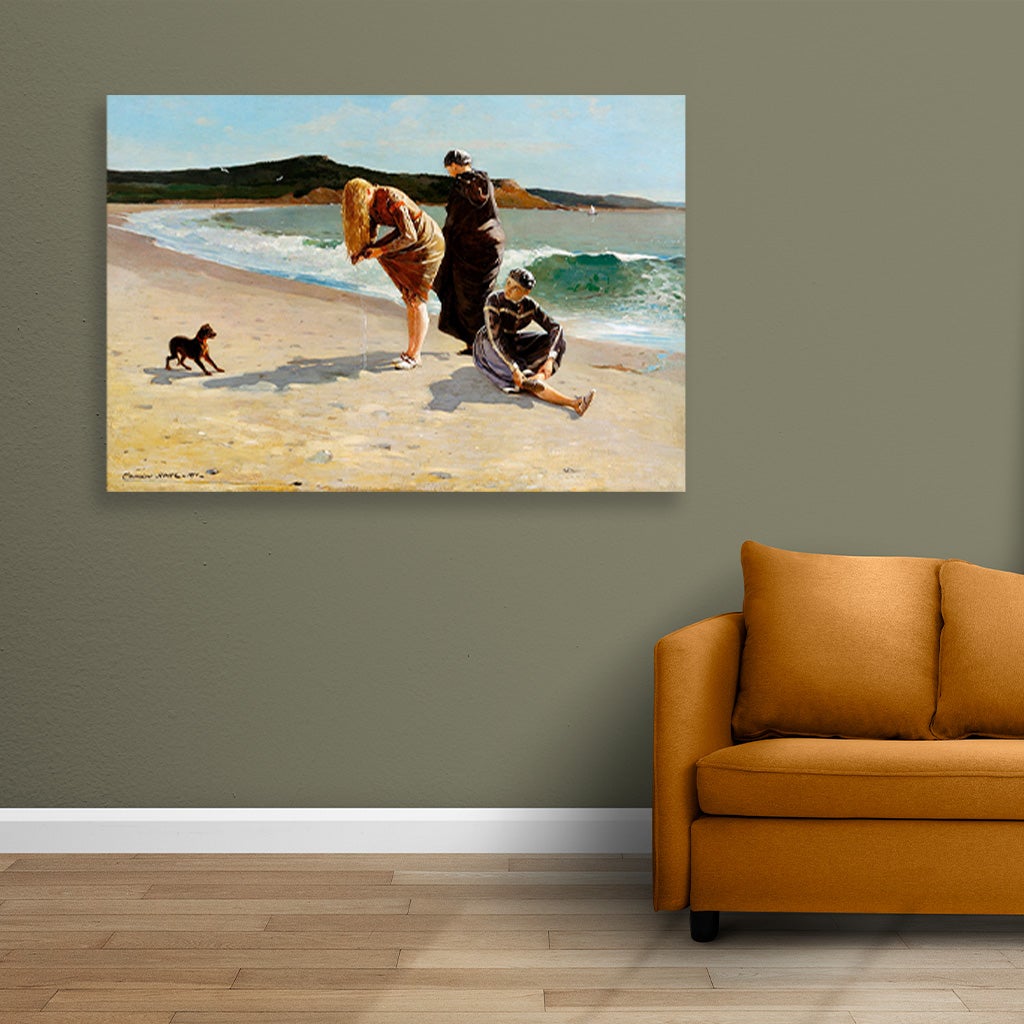 Eagle Head Manchester Massachusetts painting - Meri Deewar 3 : 2 Horizontal Premium Wall Art Canvas by MeriDeewar