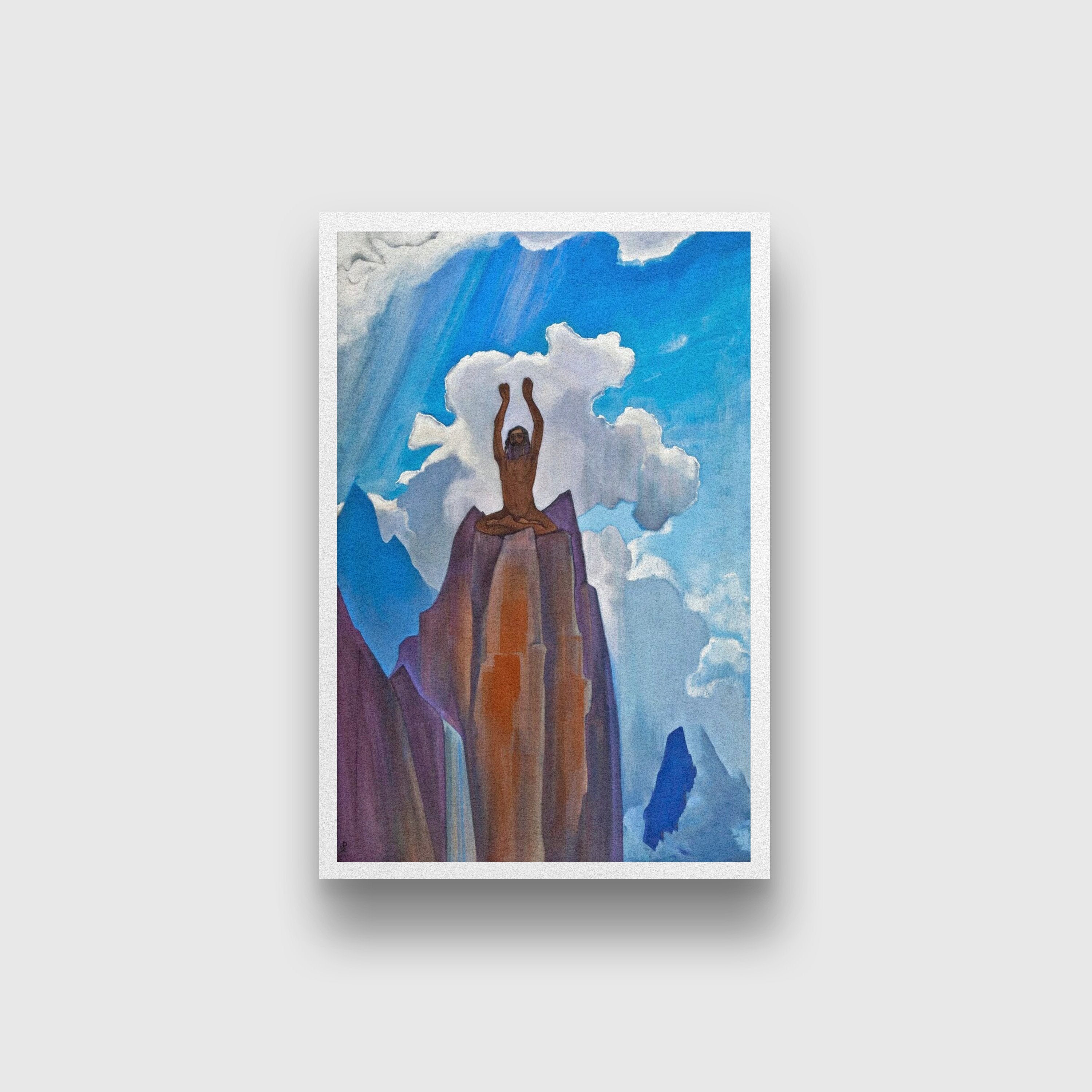 Ecstasy-Meri Deewar Painting - Meri Deewar 2 : 3 Vertical Premium Wall Art Canvas by MeriDeewar