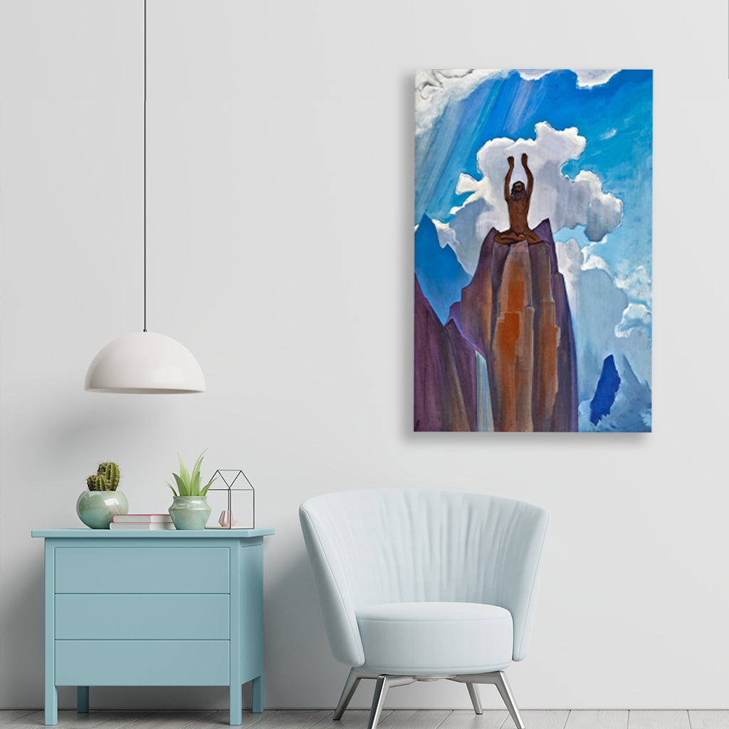 Ecstasy-Meri Deewar Painting - Meri Deewar 2 : 3 Vertical Premium Wall Art Canvas by MeriDeewar