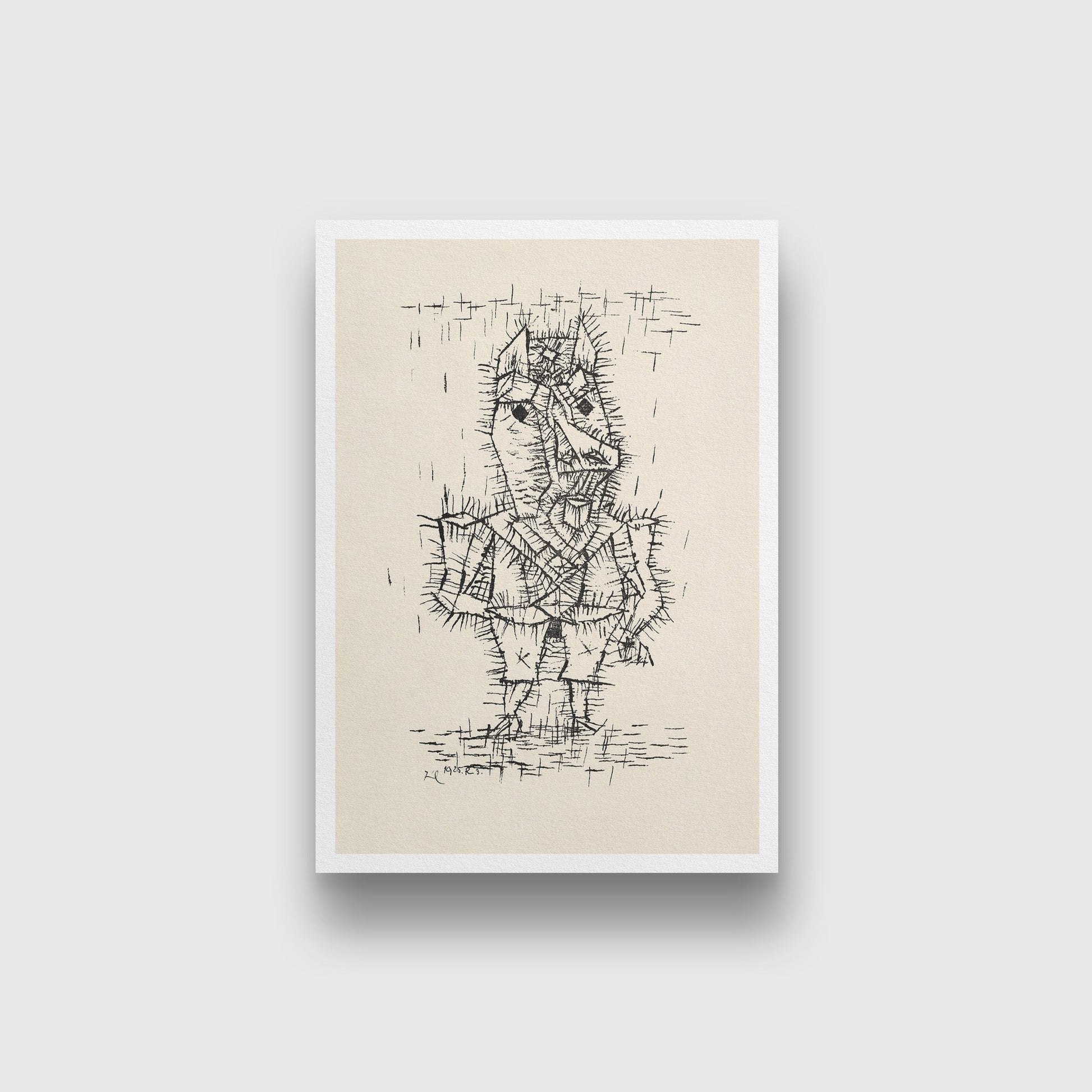 Esel painting - Meri Deewar 2 : 3 Vertical Premium Wall Art Canvas by MeriDeewar