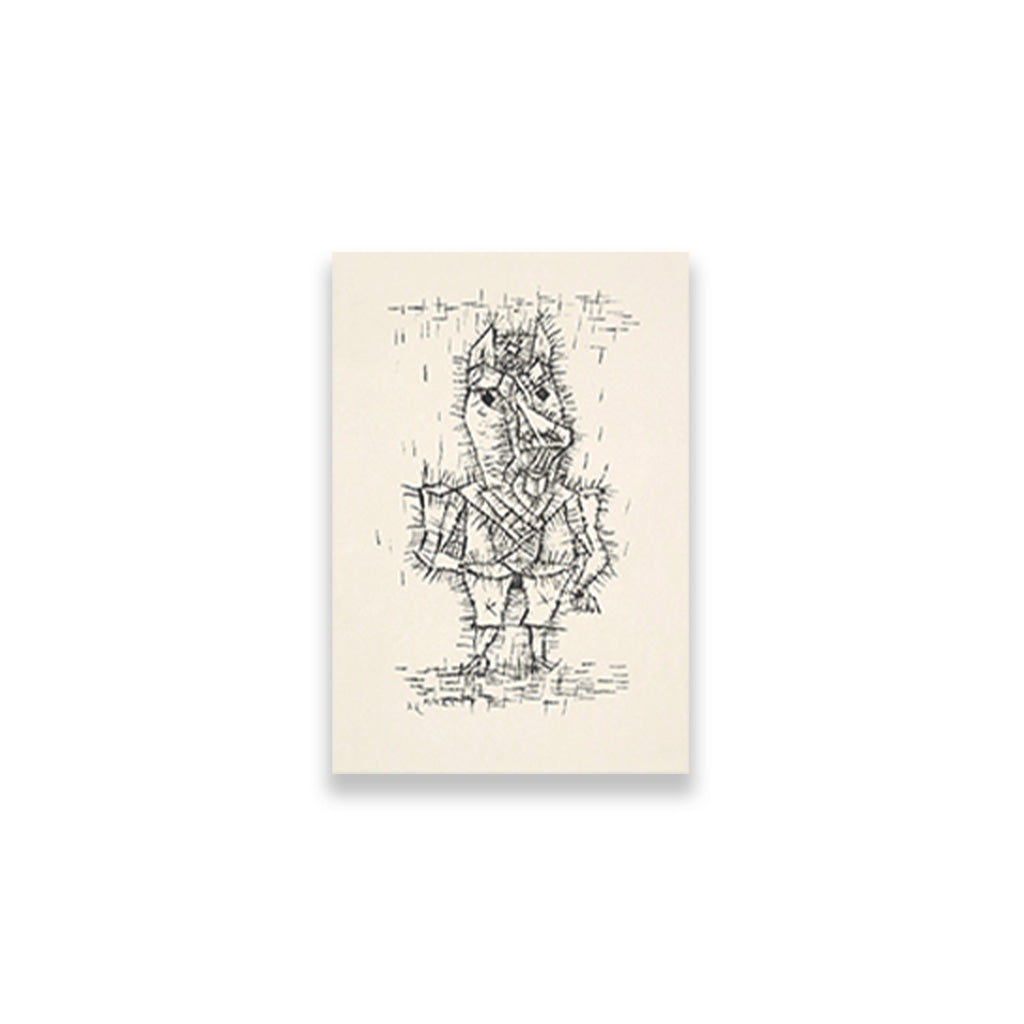 Esel painting - Meri Deewar 2 : 3 Vertical Premium Wall Art Canvas by MeriDeewar