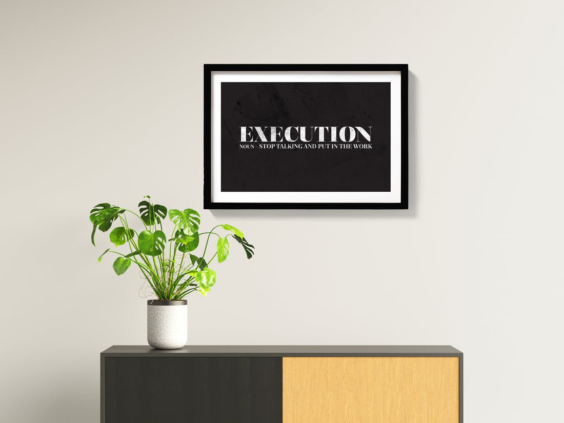 Execution poster Poster A3 / Poster Premium Wall Art Canvas by MeriDeewar