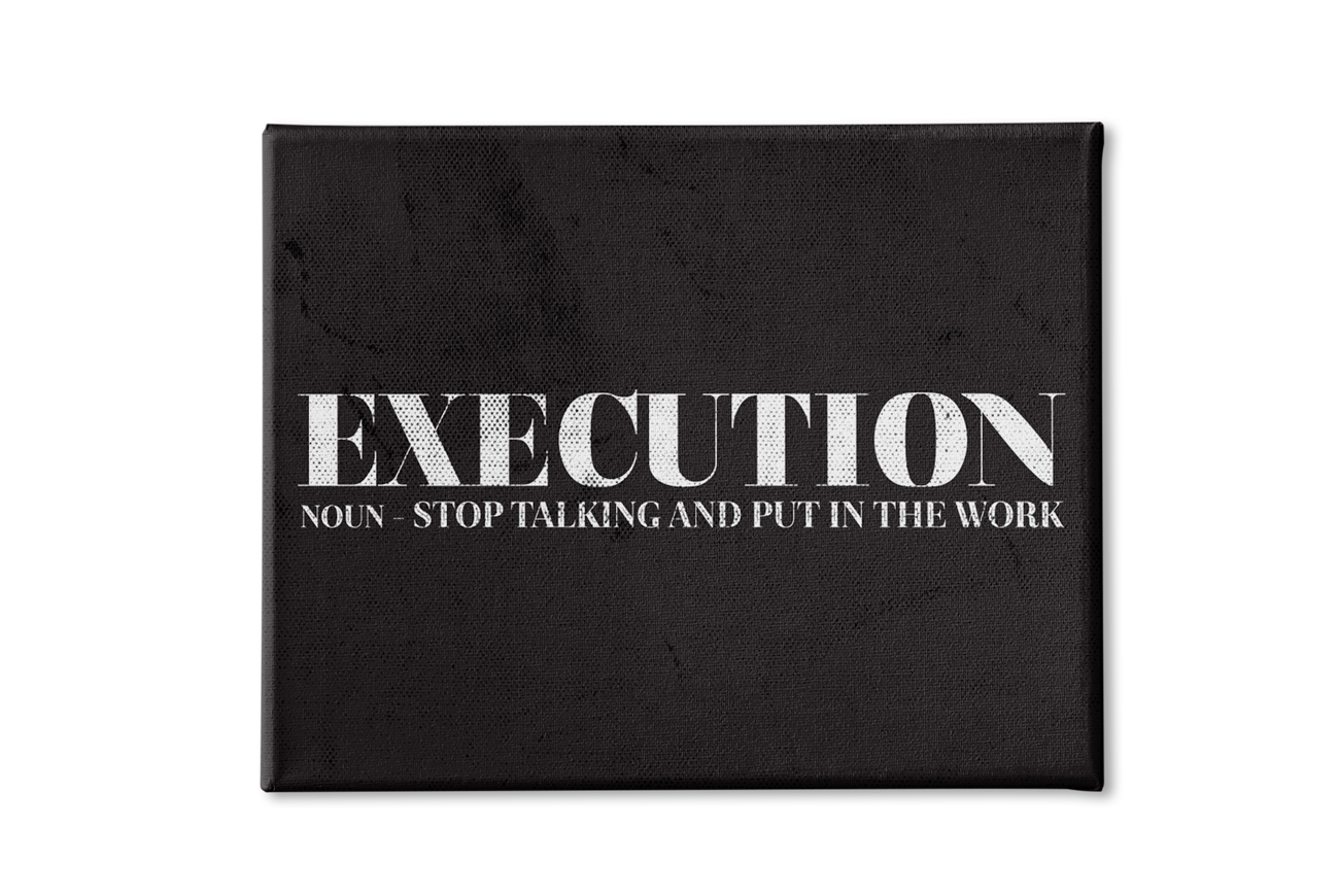 Execution poster Poster A3 / Poster Premium Wall Art Canvas by MeriDeewar