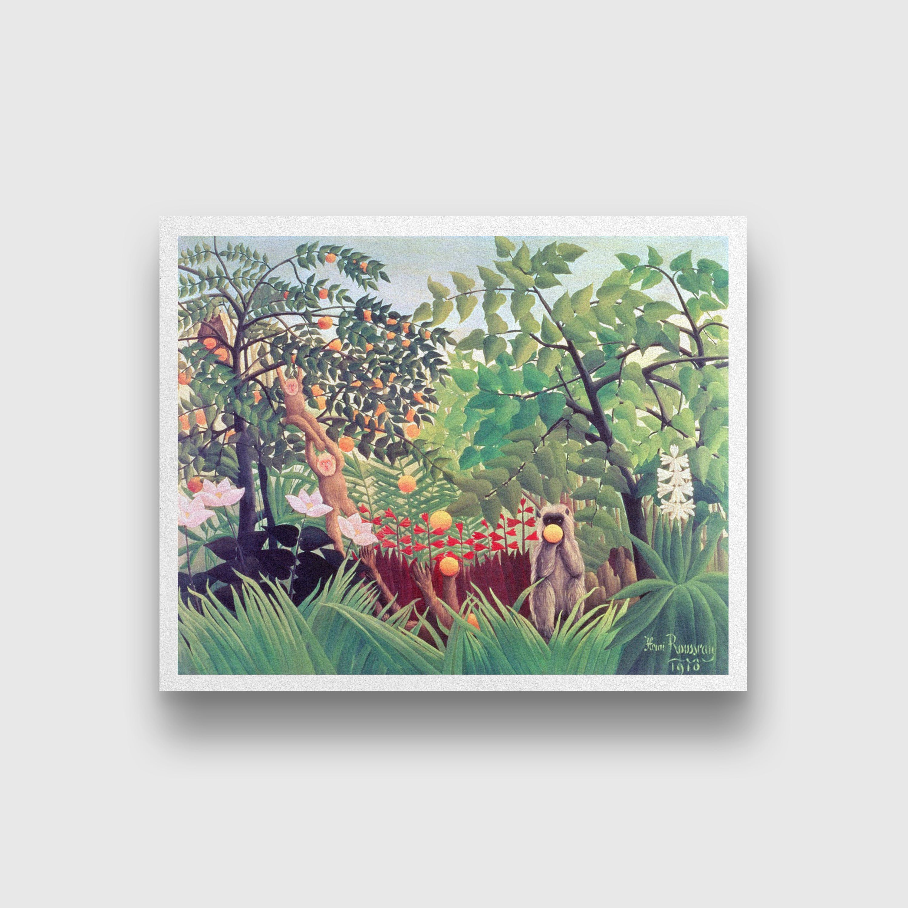 Exotic Landscape famous painting - Meri Deewar 5 : 4 Horizontal Premium Wall Art Canvas by MeriDeewar