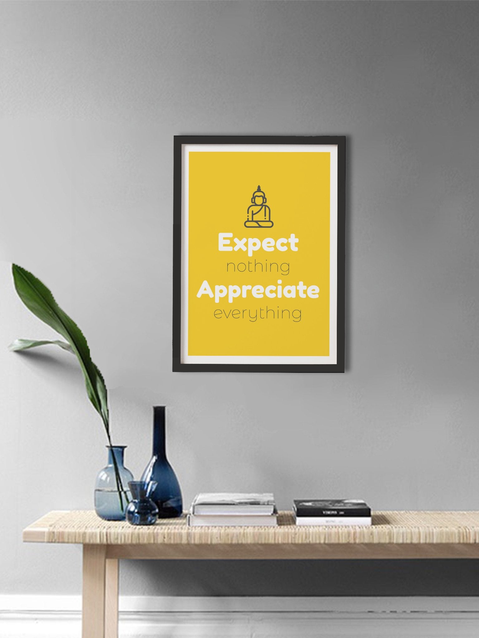 Expect-nothing Poster Poster A3 / Poster Premium Wall Art Canvas by MeriDeewar