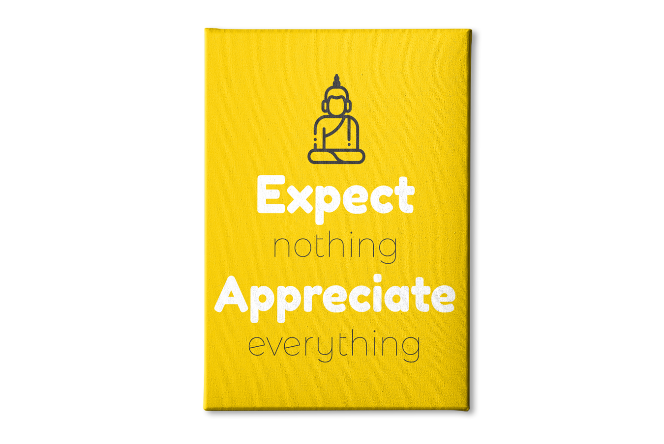 Expect-nothing Poster Poster A3 / Poster Premium Wall Art Canvas by MeriDeewar
