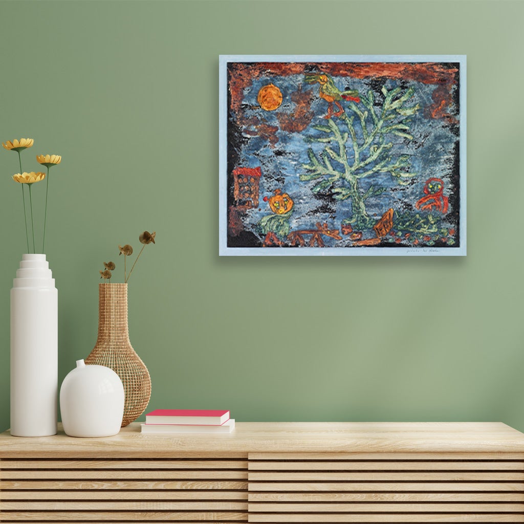 Fairy tales of the north painting - Meri Deewar 5 : 4 Horizontal Premium Wall Art Canvas by MeriDeewar