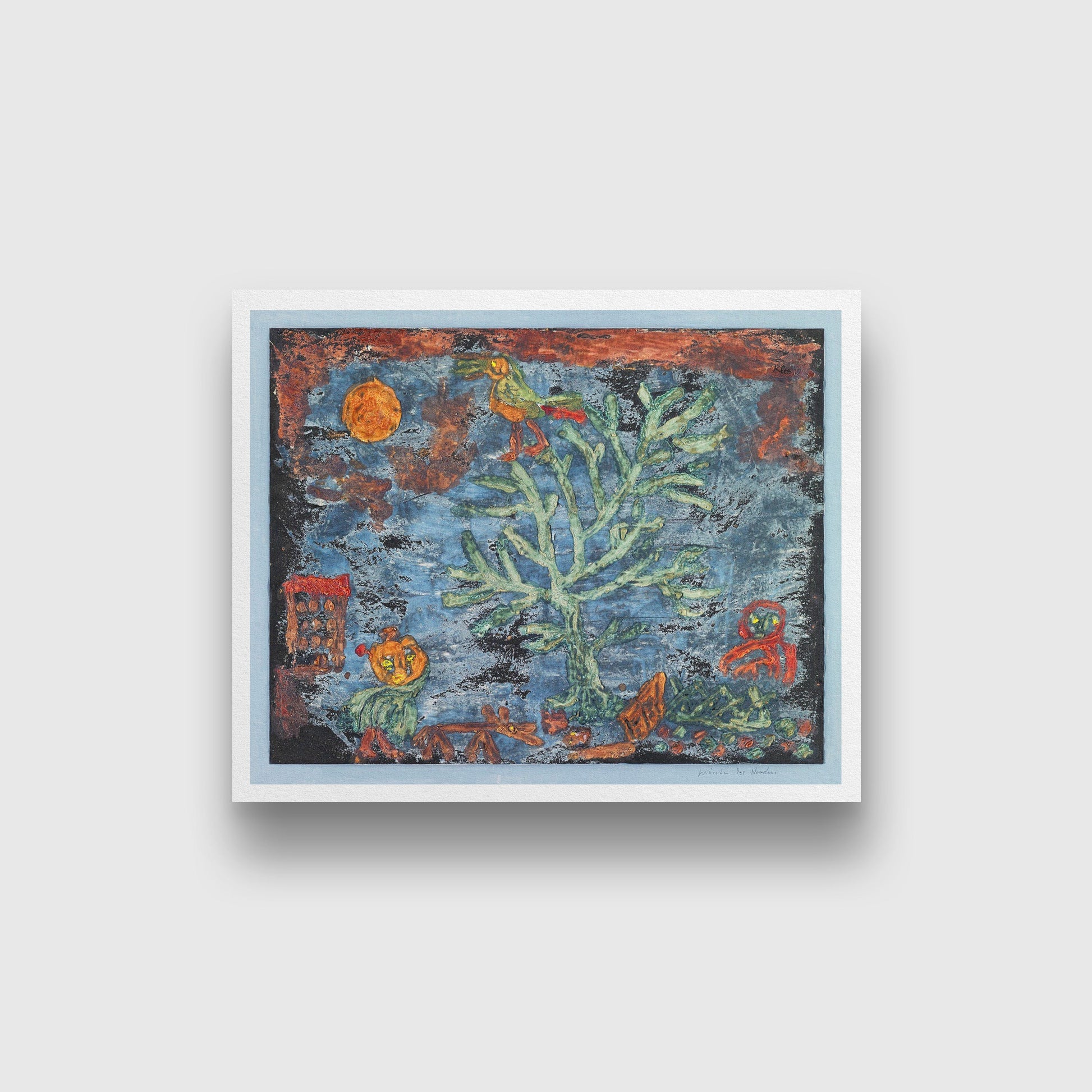 Fairy tales of the north painting - Meri Deewar 5 : 4 Horizontal Premium Wall Art Canvas by MeriDeewar