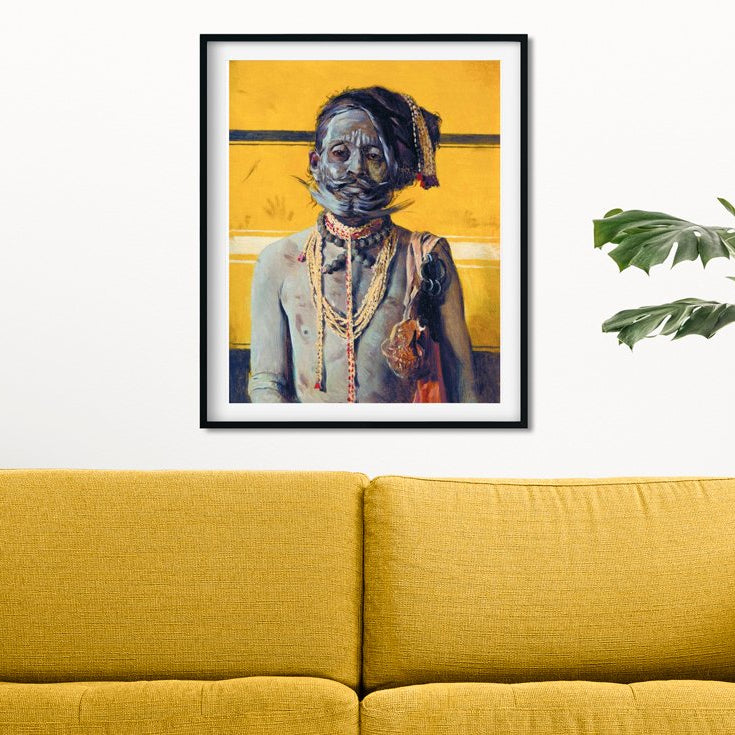 Fakir Painting - Meri Deewar 3 : 4 Vertical Premium Wall Art Canvas by MeriDeewar