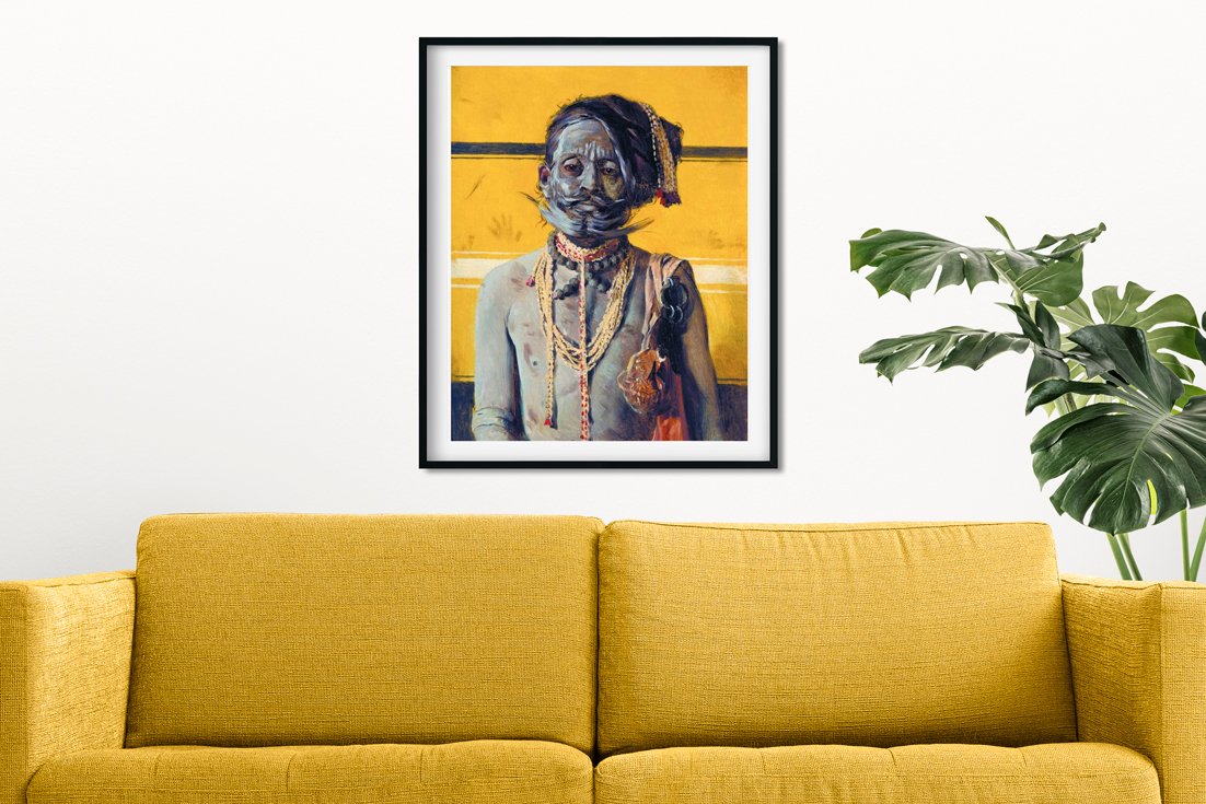 Fakir Painting - Meri Deewar 3 : 4 Vertical Premium Wall Art Canvas by MeriDeewar