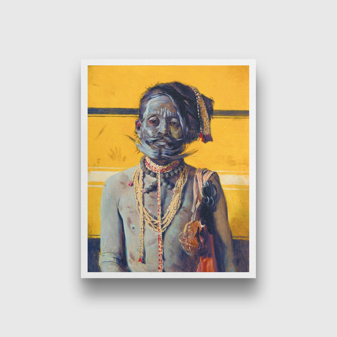 Fakir Painting - Meri Deewar 3 : 4 Vertical Premium Wall Art Canvas by MeriDeewar