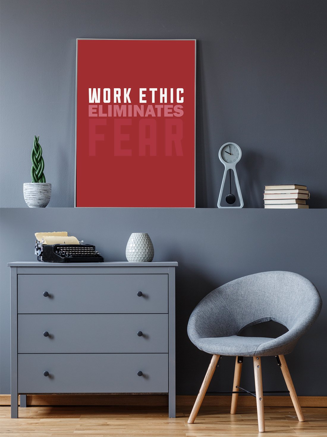 Fear Poster Poster A3 / Poster Premium Wall Art Canvas by MeriDeewar