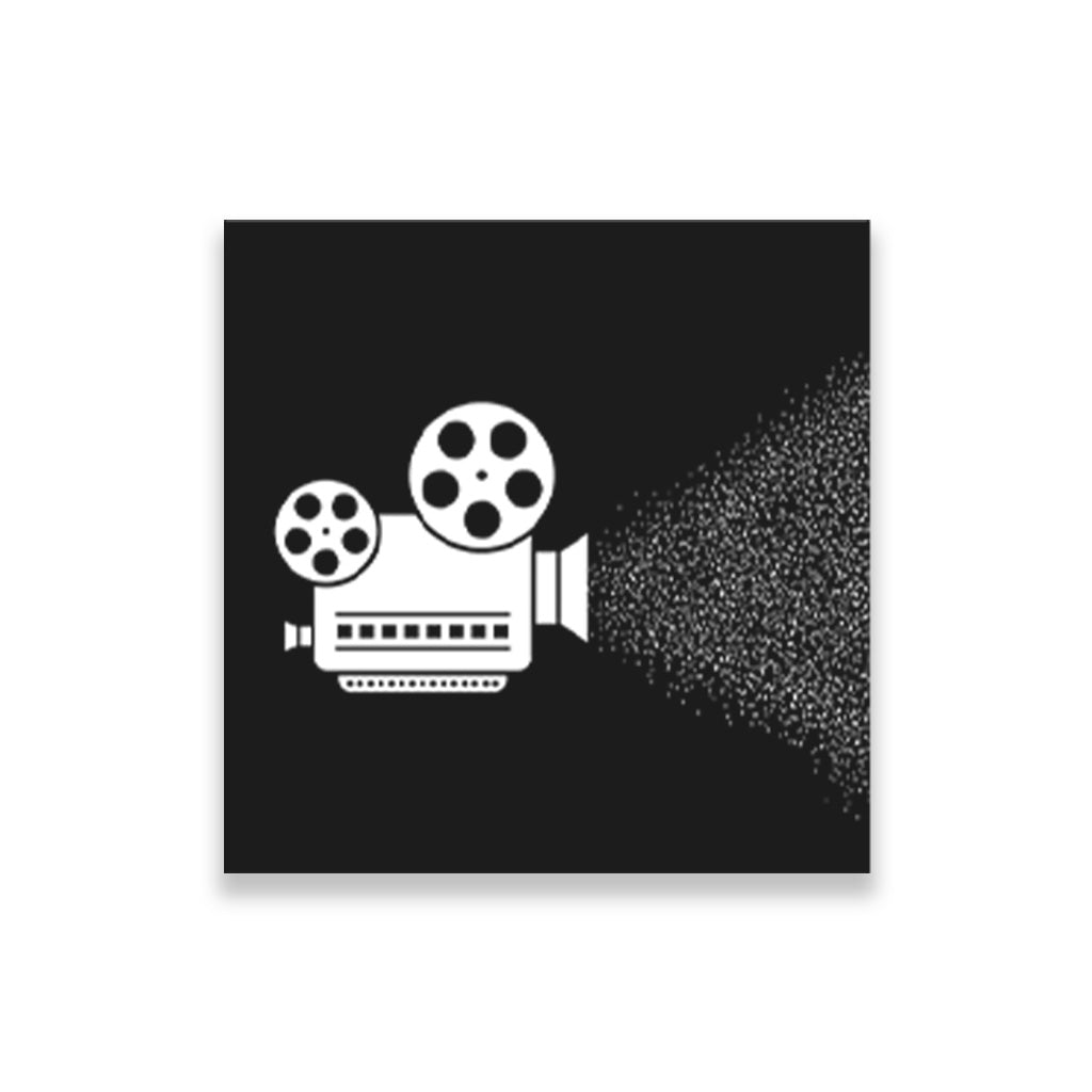 film camera painting 1 : 1 Square Premium Wall Art Canvas by MeriDeewar