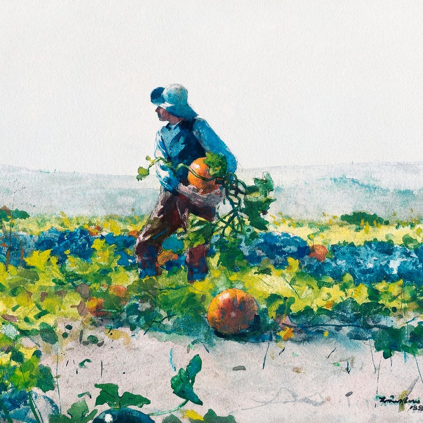 For to Be a Farmer’s Boy painting - Meri Deewar 3 : 2 Horizontal Premium Wall Art Canvas by MeriDeewar