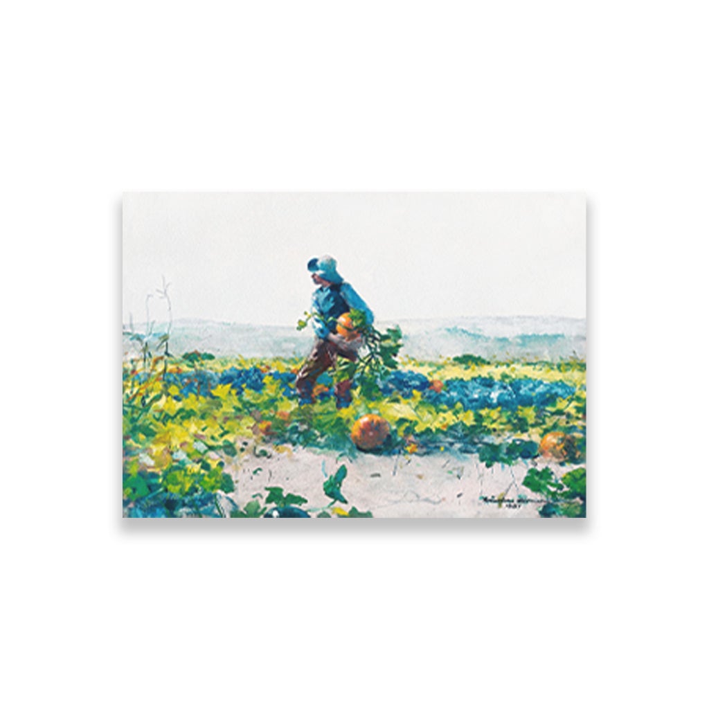 For to Be a Farmer’s Boy painting - Meri Deewar 3 : 2 Horizontal Premium Wall Art Canvas by MeriDeewar