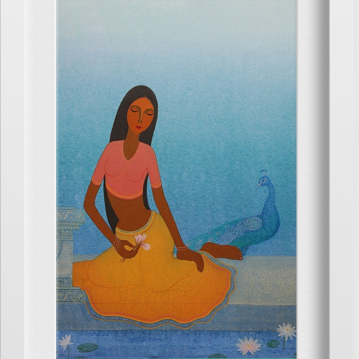 Forms of Beauty Painting - Meri Deewar 2 : 3 Vertical Premium Wall Art Canvas by MeriDeewar